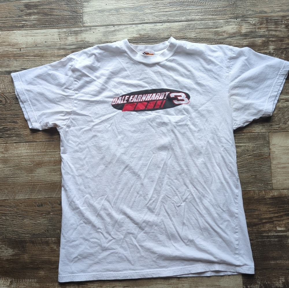 Winners Circle White Logo Dale Earnhardt Mens Large